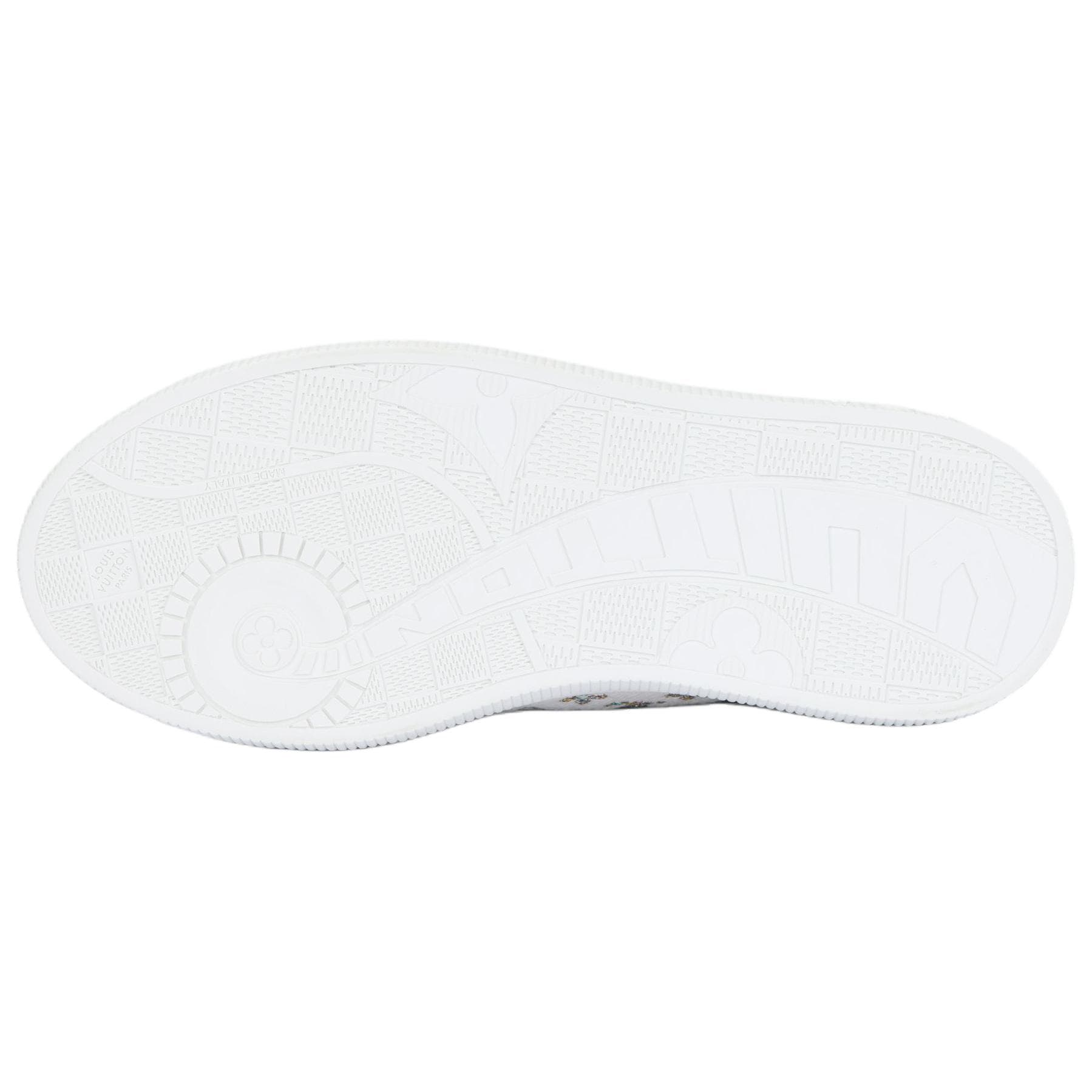Кеды Louis Vuitton Lagoon Floral Canvas Sneakers White - изображение 5