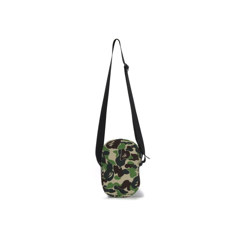 A BATHING APE Ткань Сумка через плечо Детская Синяя Зеленая - изображение 5
