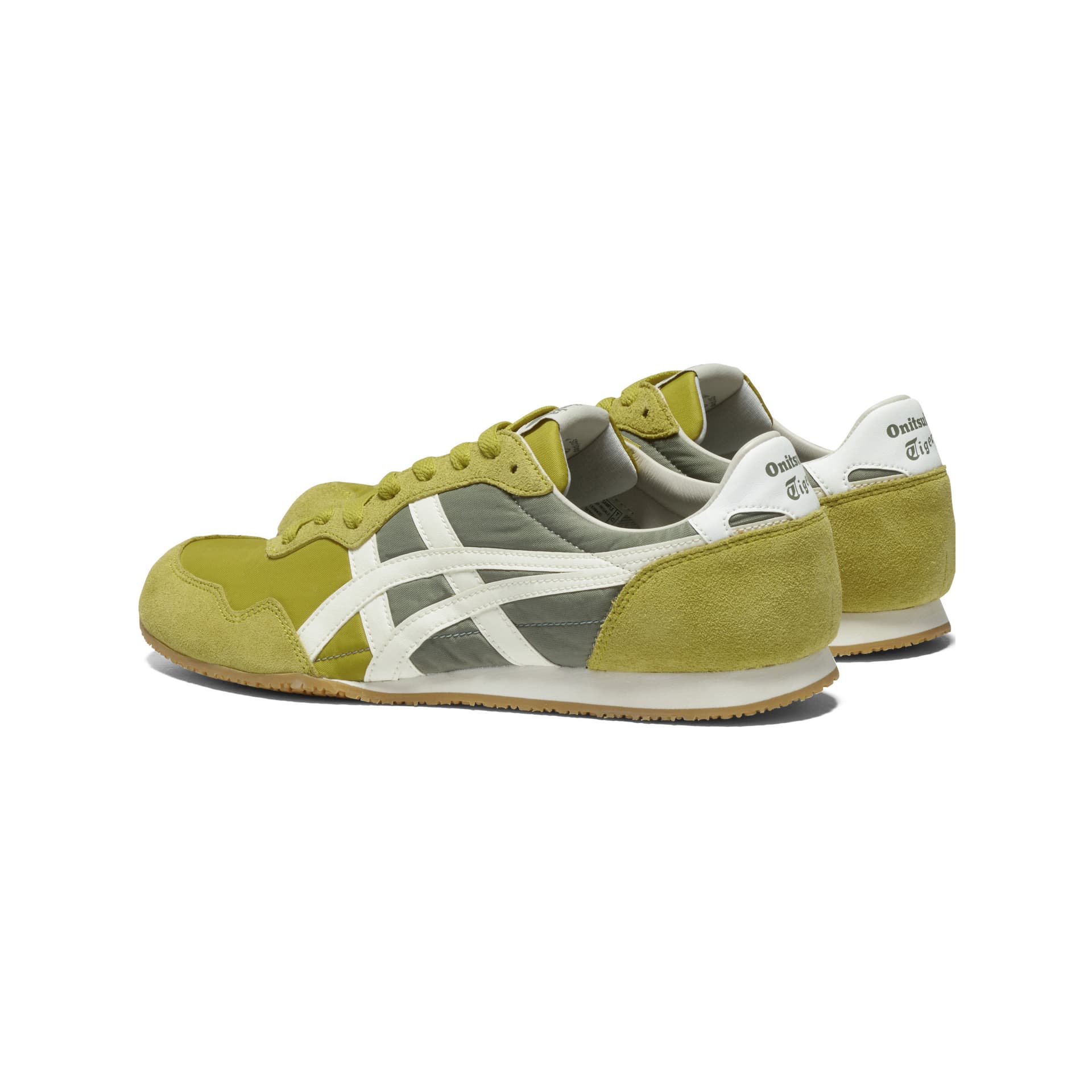 Кроссовки Onitsuka Tiger противоскользящая устойчивая к истиранию низкий верх повседневная обувь унисекс зеленый - изображение 4