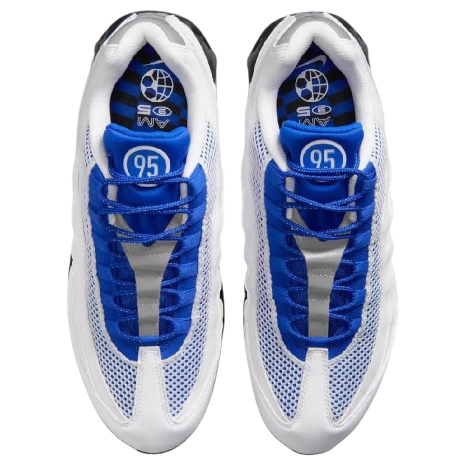 Кроссовки для бега Nike Air MAX 95 Беговые кроссовки Унисекс Белый Синий - изображение 4