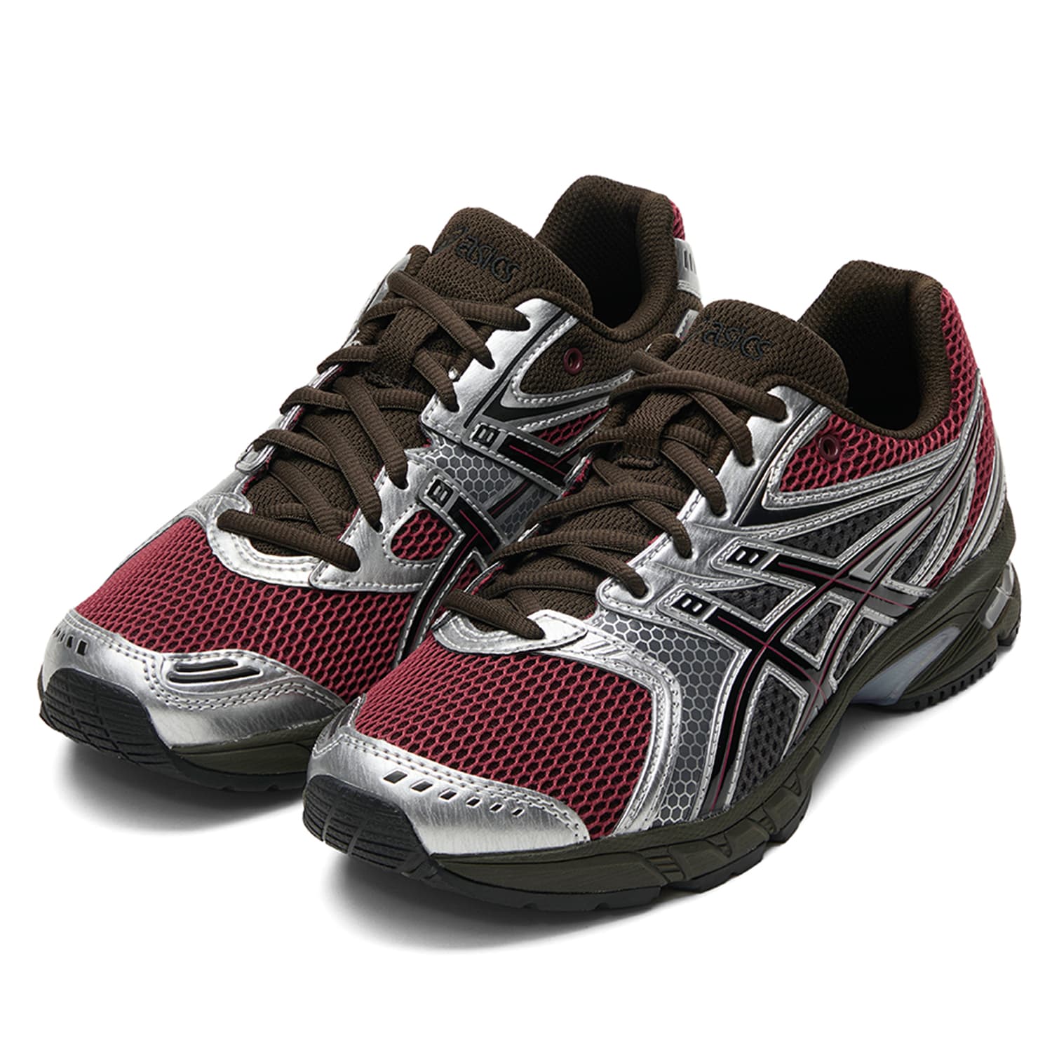 Кроссовки для бега Asics Gel DS Trainer 14 Амортизация Поддержка Легкий Низкий Топ Беговые кроссовки Унисекс Серебряный Красный - изображение 7