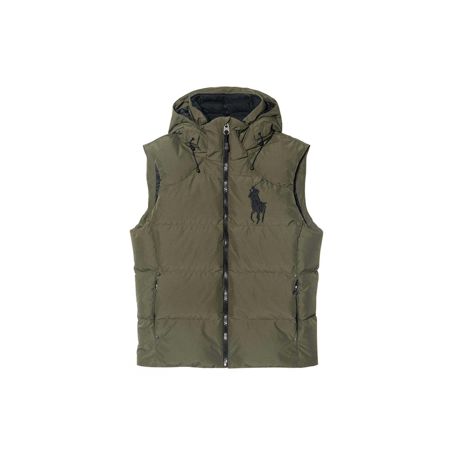 Куртка Polo Ralph Lauren Big Pony Пуховый жилет Мужской Зеленый - изображение 1