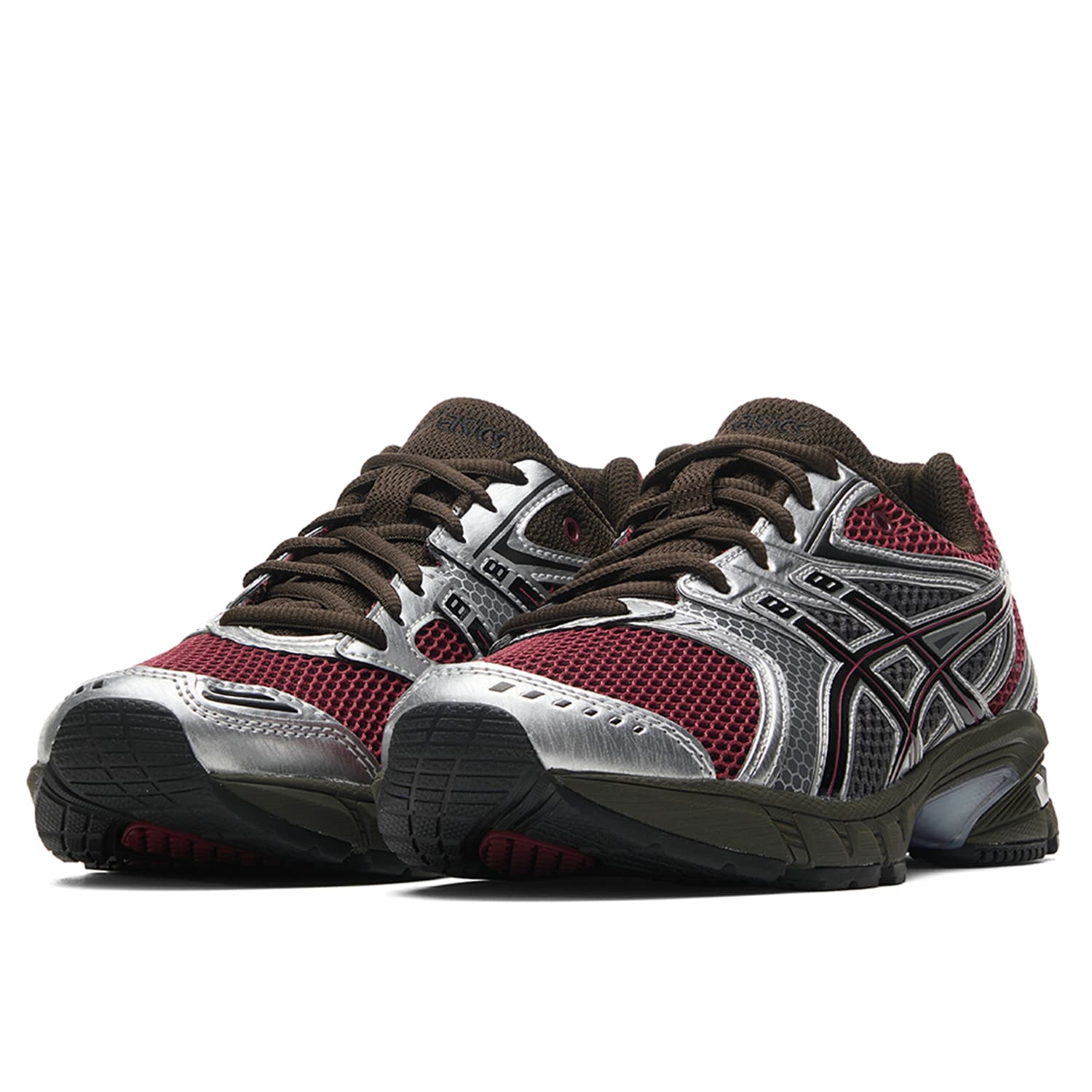 Кроссовки для бега Asics Gel DS Trainer 14 Амортизация Поддержка Легкий Низкий Топ Беговые кроссовки Унисекс Серебряный Красный - изображение 6