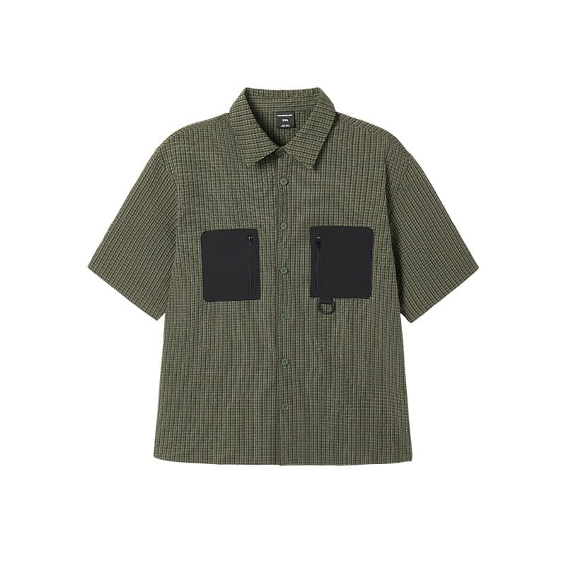 Рубашка WAYNEXZAVIER Army Green Мужские Рубашки - изображение 1