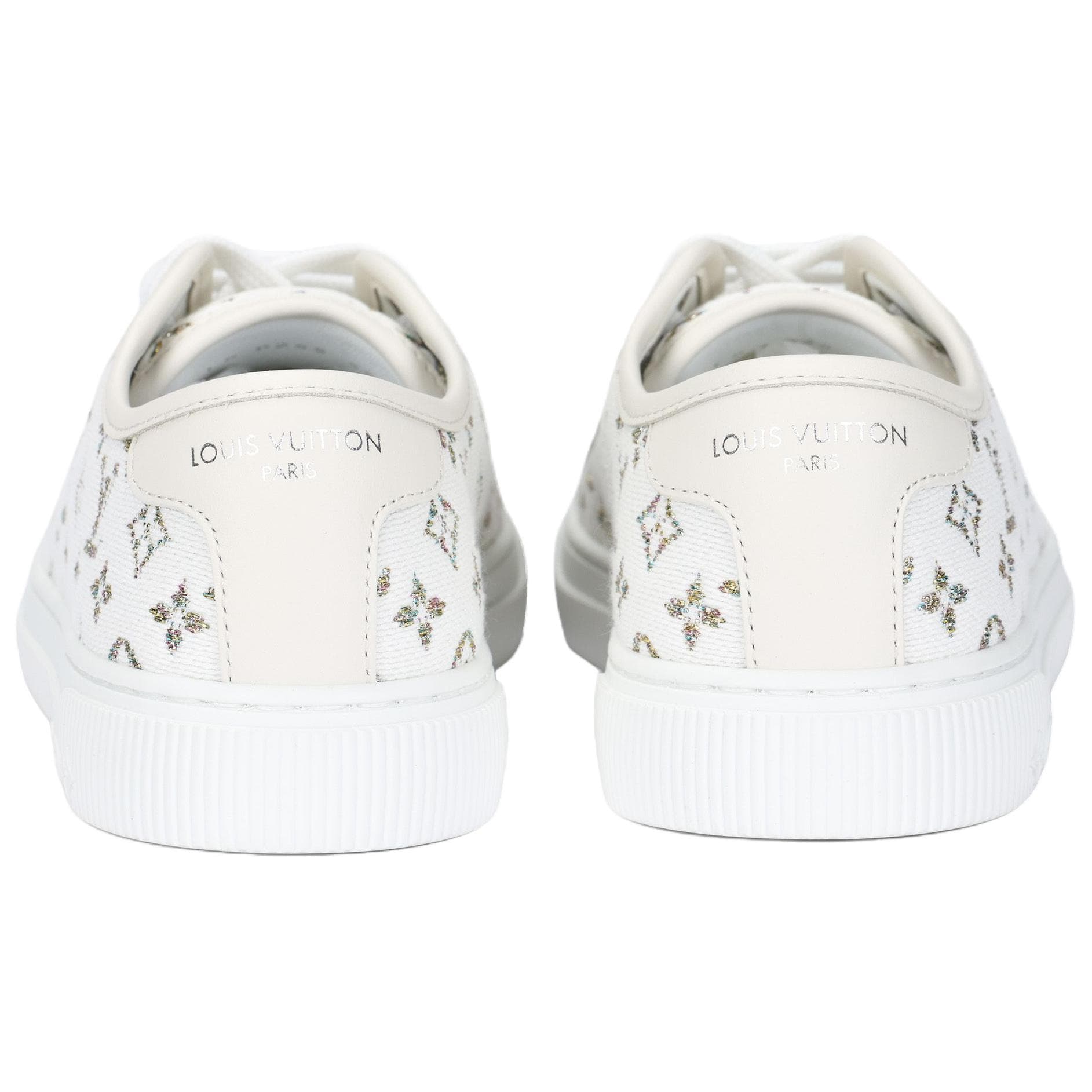 Кеды Louis Vuitton Lagoon Floral Canvas Sneakers White - изображение 4