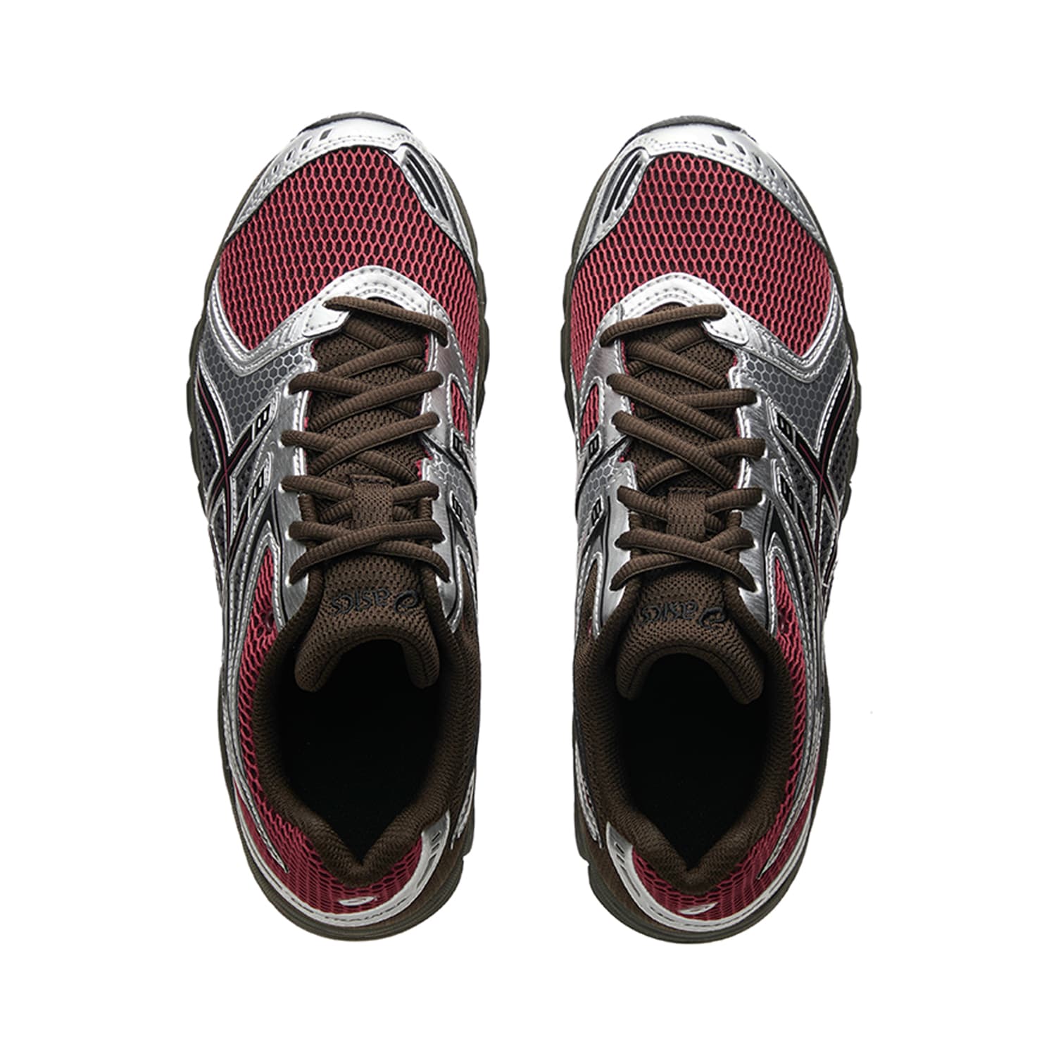 Кроссовки для бега Asics Gel DS Trainer 14 Амортизация Поддержка Легкий Низкий Топ Беговые кроссовки Унисекс Серебряный Красный - изображение 3