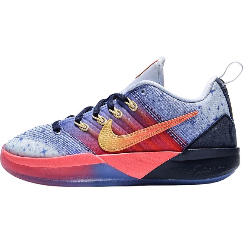 Кроссовки для баскетбола NIKE Sabrina 3 Противоскользящие Амортизирующие Низкие Баскетбольные Кроссовки Синий Фиолетовый Оранжевый Детские - изображение 1
