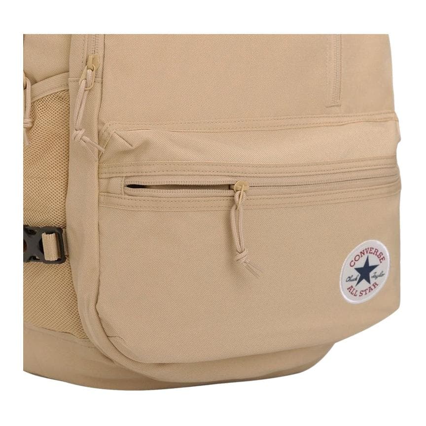 Рюкзак Converse Straight Edge 27L Деловой повседневный стиль Поход Полиэстер Рюкзак Унисекс Парный Коричневый - изображение 3