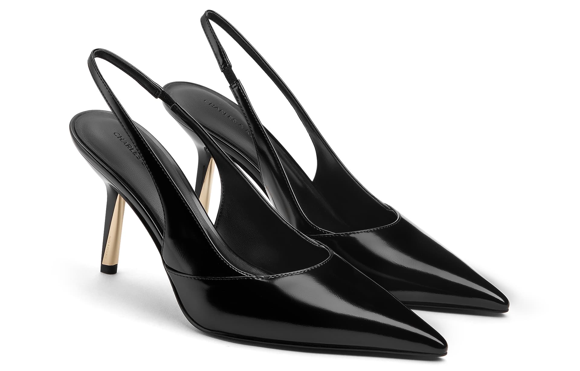 Туфли CHARLES KEITH Маленький CK PU (полиуретан) Узкий каблук Высокие каблуки 9,3 см Женские - изображение 5