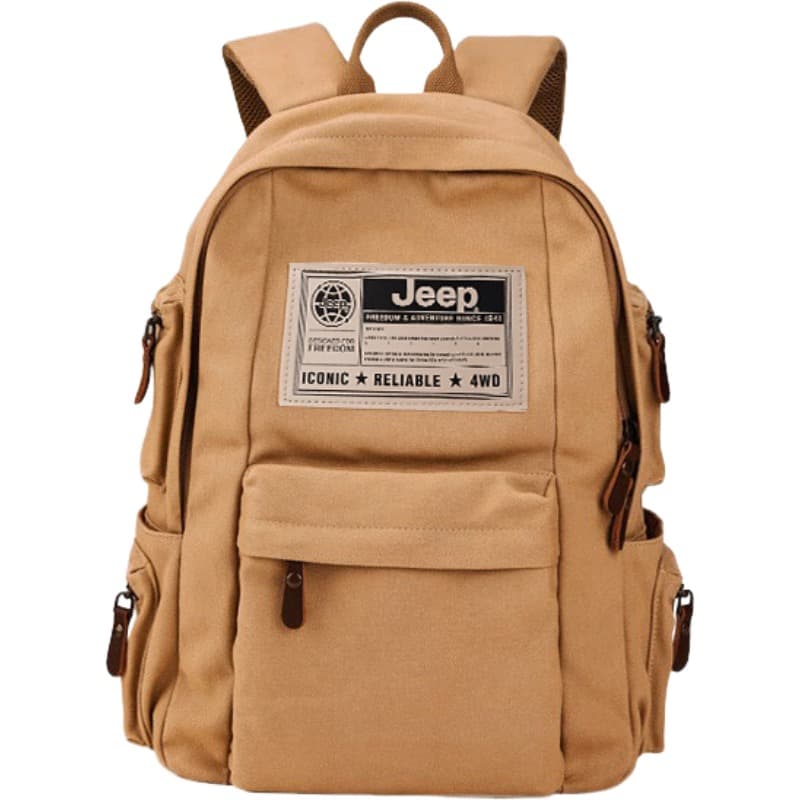 Рюкзак Jeep Холст Рюкзак Стандартный (Standard) Унисекс Хаки - изображение 1
