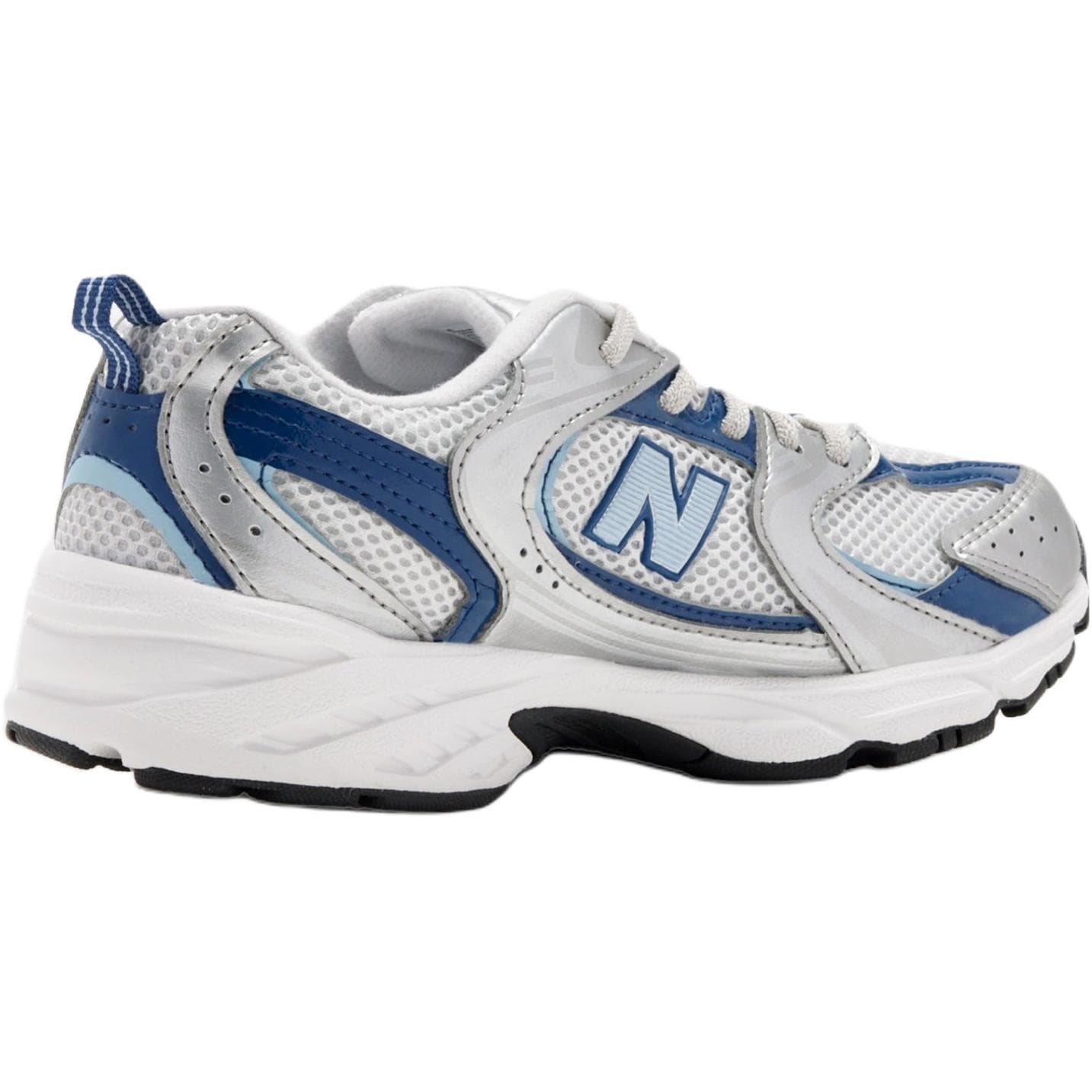 Кроссовки New Balance NB 530 Дышащие Низкие Кроссовки для Бега Серебристо-Белые Детские - изображение 4