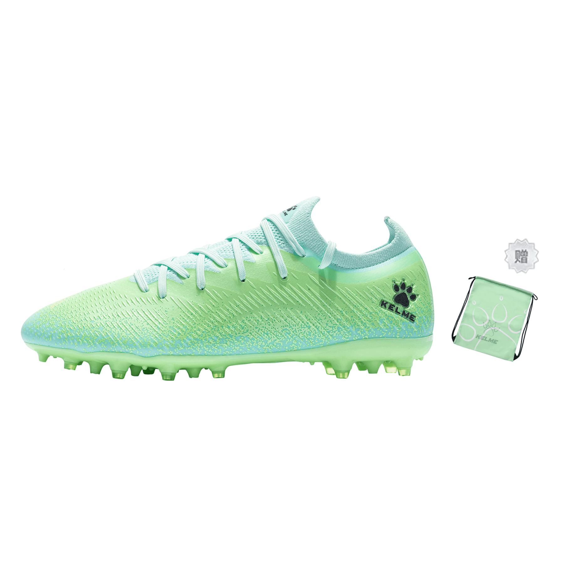Кроссовки для футбола KELME Jidian 2.5 MG Mint Green - изображение 1