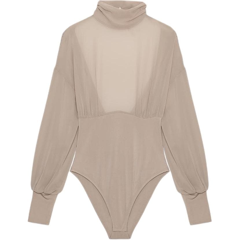 ZARA Light Pink Women's Bodysuit ZARA Светло-розовый женский боди - изображение 1
