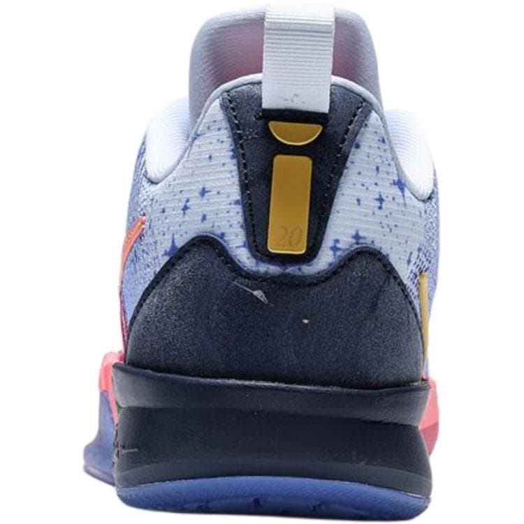 Кроссовки для баскетбола NIKE Sabrina 3 Противоскользящие Амортизирующие Низкие Баскетбольные Кроссовки Синий Фиолетовый Оранжевый Детские - изображение 4