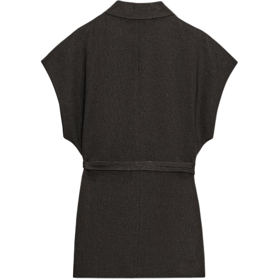 ZARA ZW Коричневый Женский жилет - изображение 2