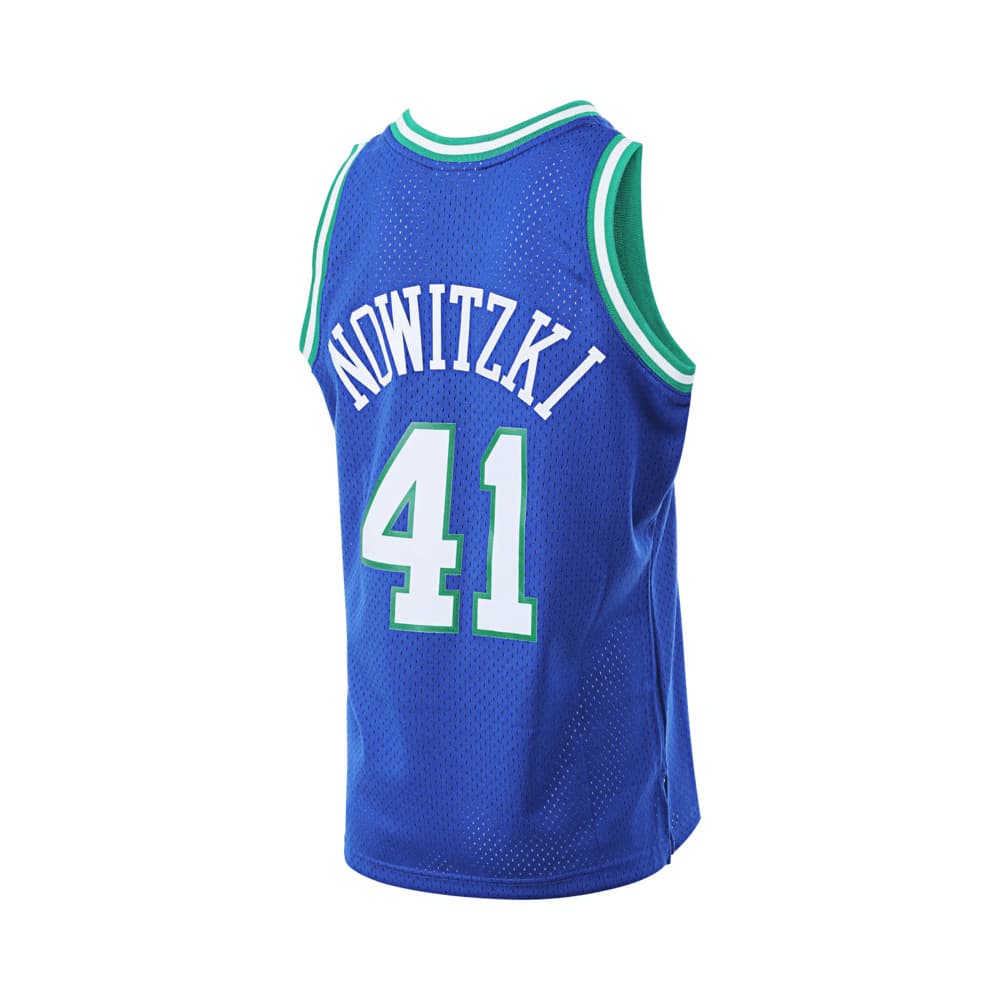 Баскетбольная майка Mitchell & Ness NBA Retro Mavericks Nowitzki 41 Jersey Blue - изображение 2