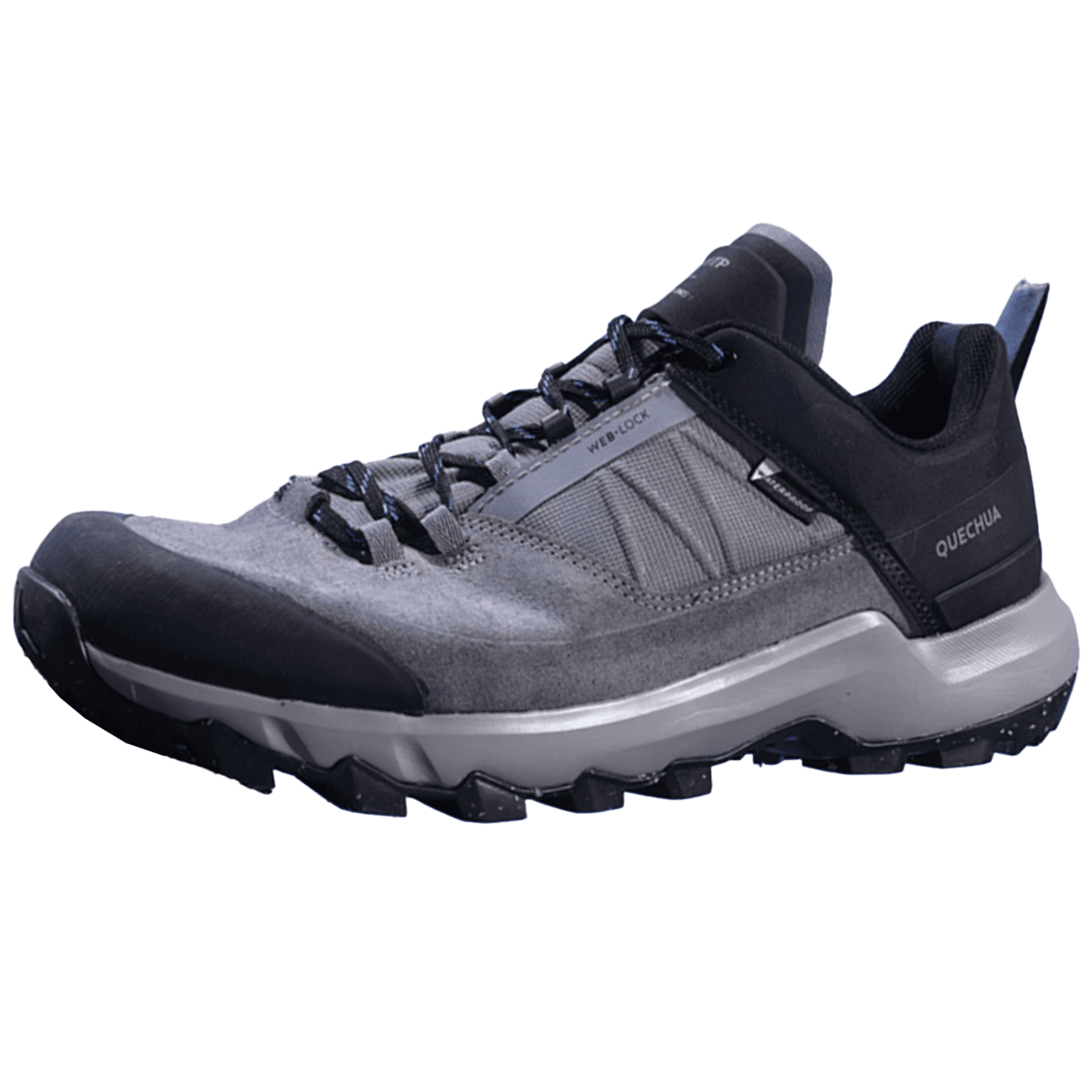 Кроссовки DECATHLON MH500 Низкий Топ Походная Обувь Мужская Черная Серый - изображение 1