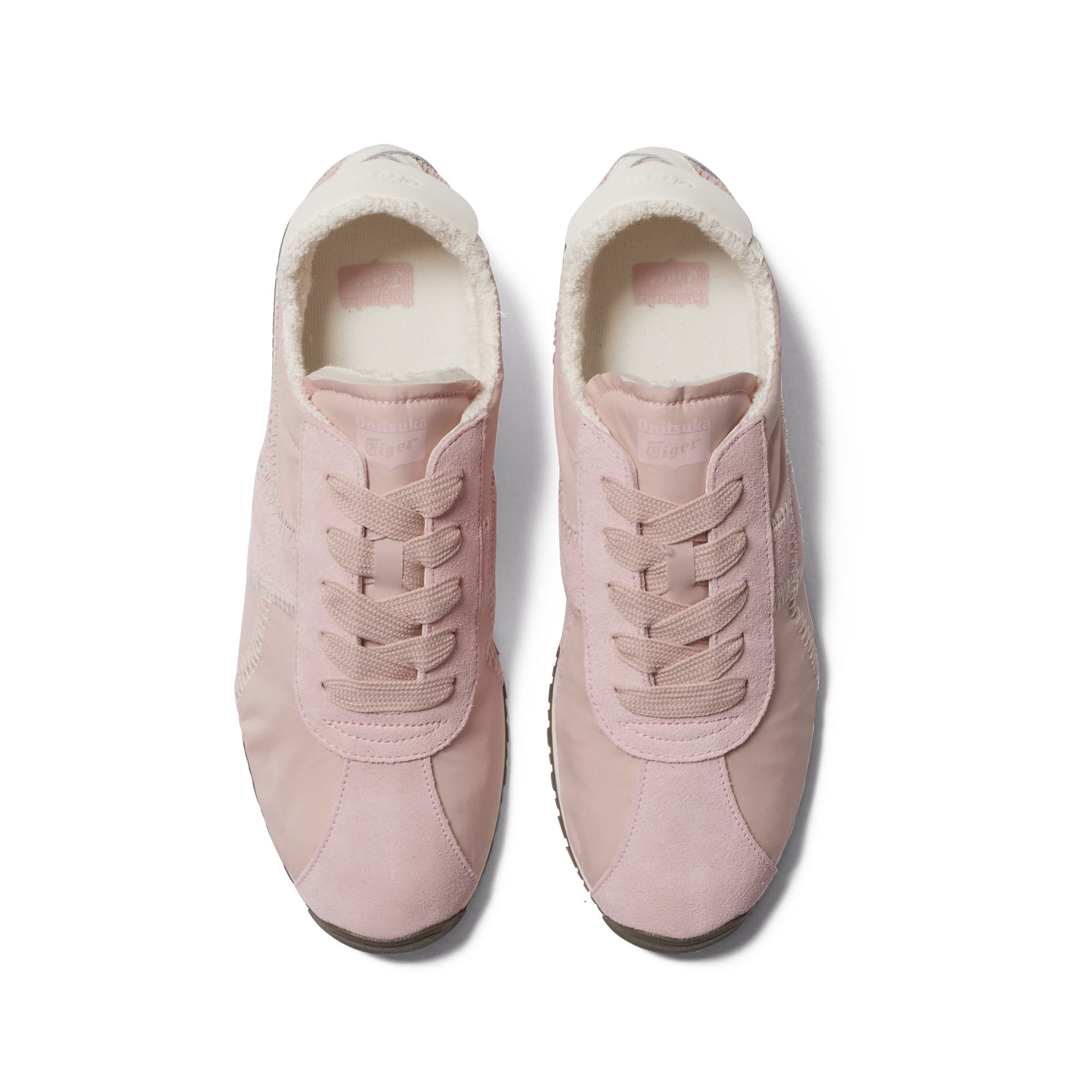 Кроссовки для бега Onitsuka Tiger противоскользящие устойчивые к истиранию низкие беговые кроссовки унисекс розовые - изображение 5