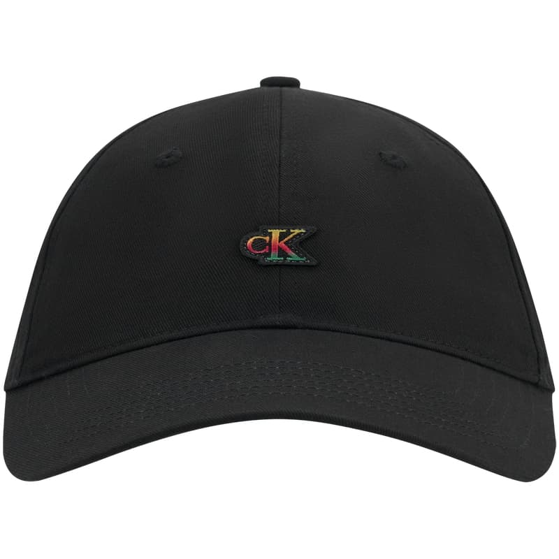 Кепка Calvin Klein Хлопковый Волокно Бейсболки Унисекс Космический Черный - изображение 1
