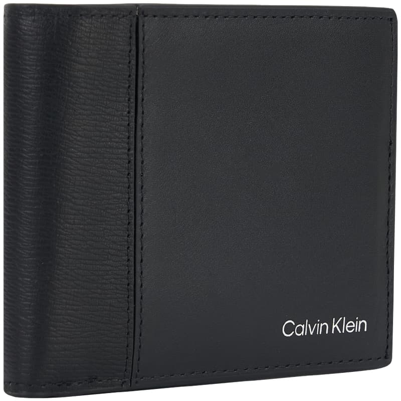 Кошелек calvin klein Коровья кожа Кошелек Мужской Космический черный - изображение 2