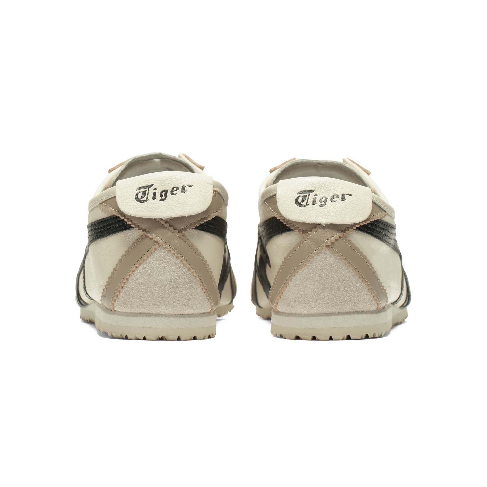 Кроссовки Onitsuka Tiger MEXICO 66 Удобный Low Топ Повседневная обувь Унисекс Бежево-черный - изображение 6
