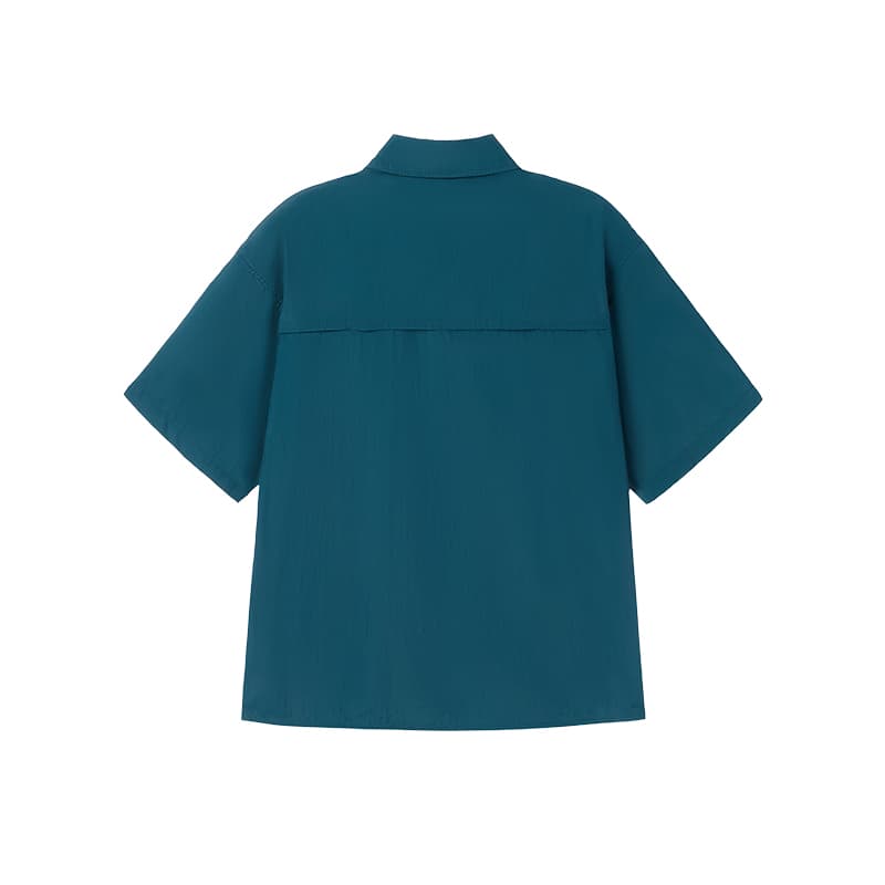 Рубашка WAYNEXZAVIER Blue Men's Shirts WAYNEXZAVIER Синий Мужские Рубашки - изображение 2