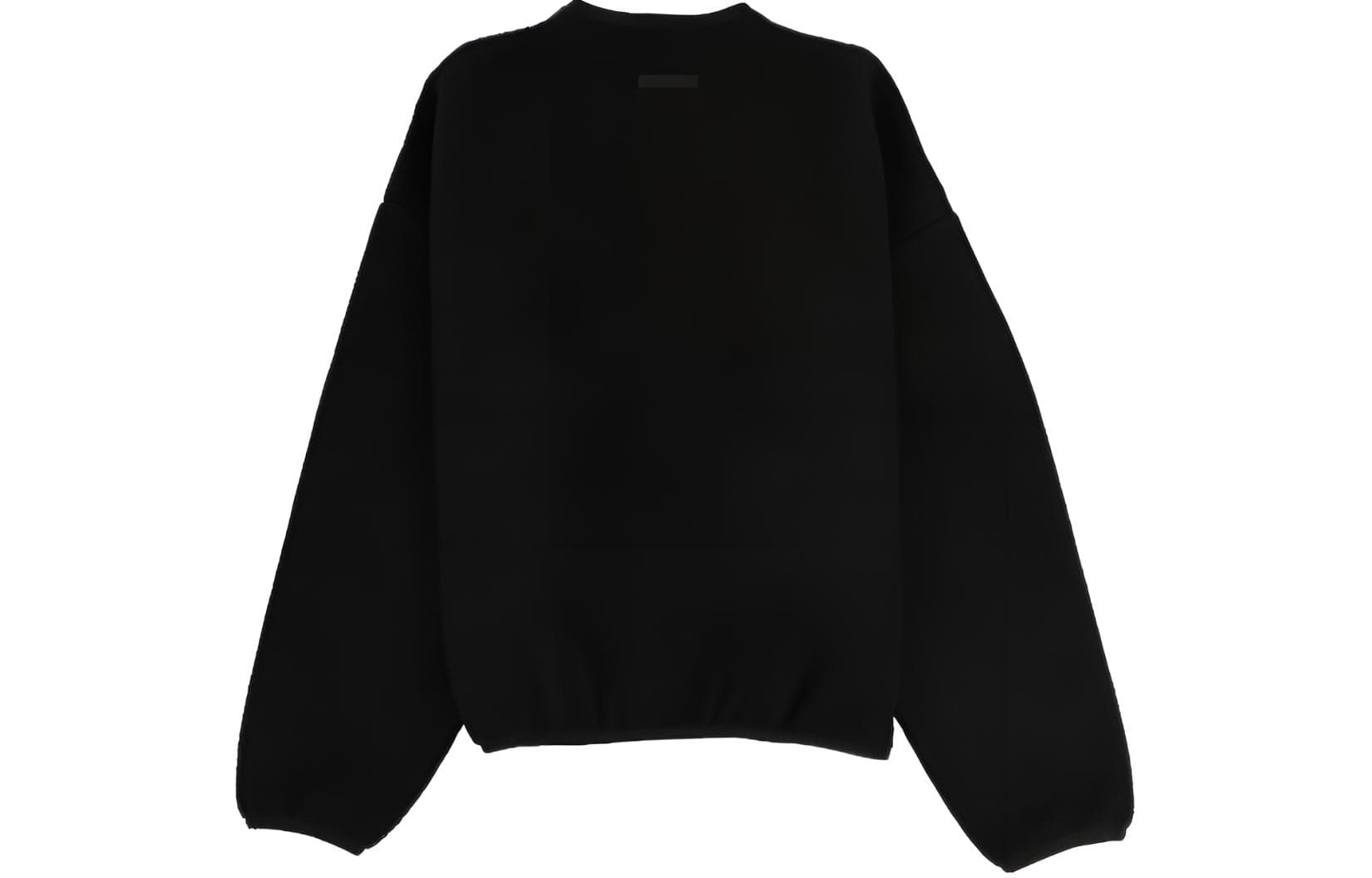 Худи Fear of God Essentials SS24 drop2 Crewneck Sweater Jet Black - изображение 2