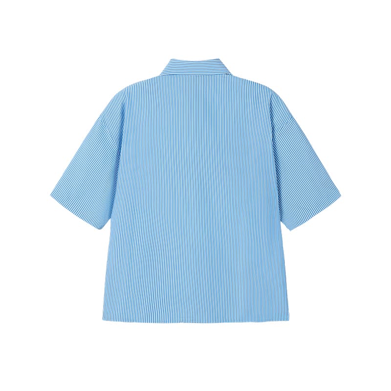 Рубашка WAYNEXZAVIER Blue Men's Shirts WAYNEXZAVIER Синий Мужские Рубашки - изображение 2