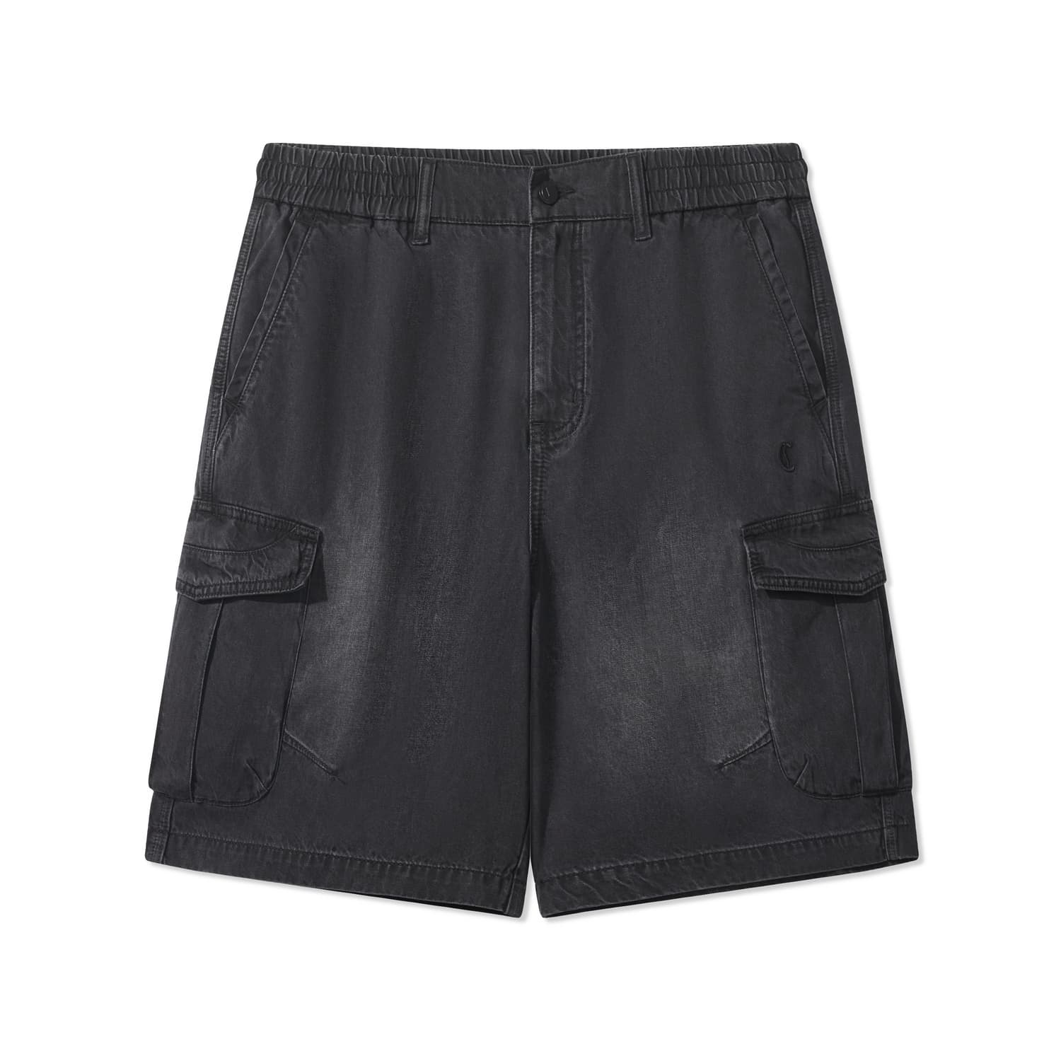 Джинсовые шорты Cabbeen Charcoal Black (Casual Versatile) Unisex Джинсовые шорты - изображение 1