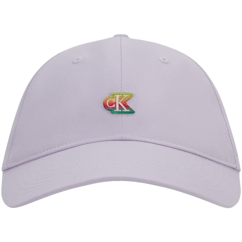 Кепка Calvin Klein Хлопковые кепки из волокна унисекс лавандового цвета - изображение 1