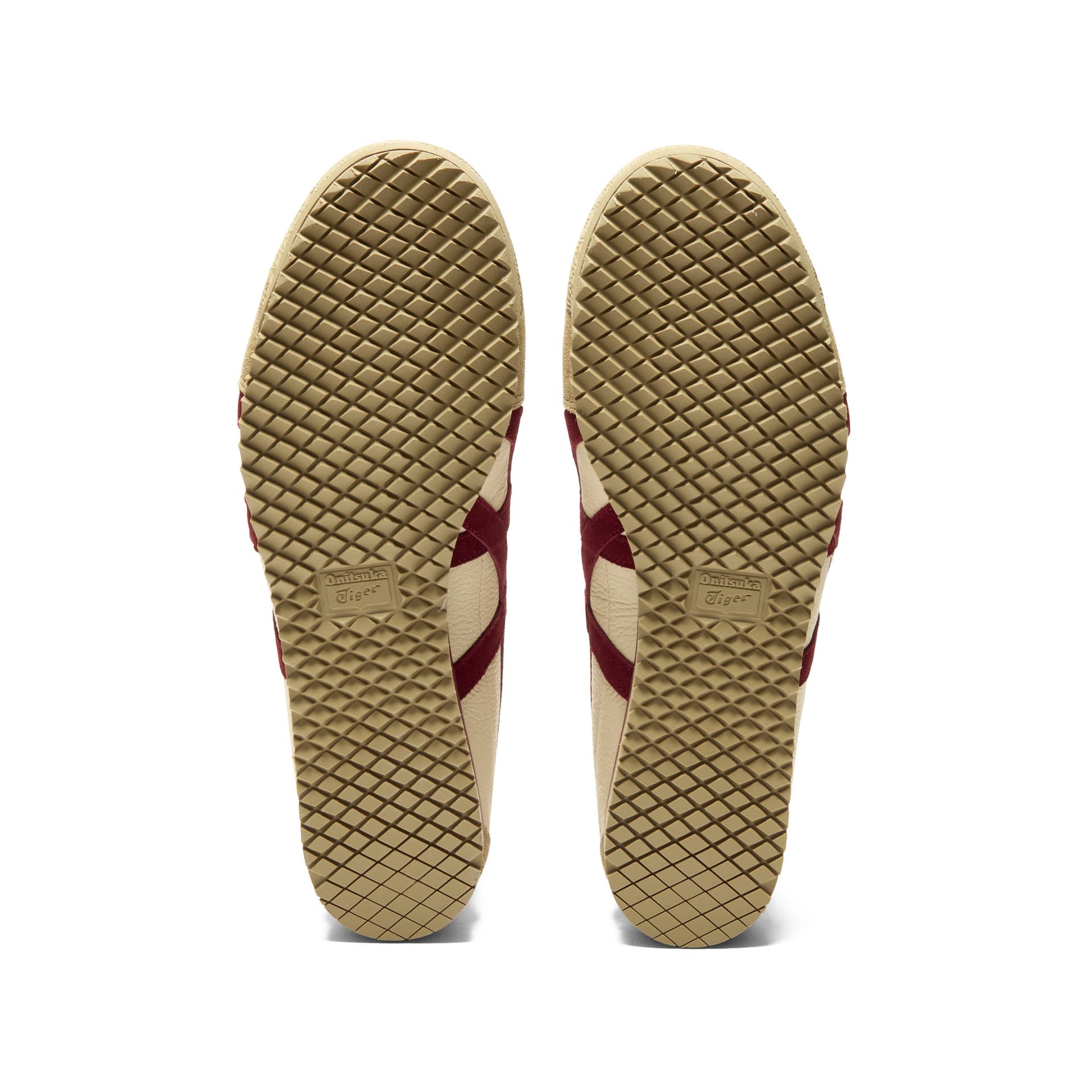 Кроссовки Onitsuka Tiger MEXICO 66 SD VIN Классический винтаж Low Топ Повседневная обувь Унисекс Бежевый бордовый Цвет - изображение 7