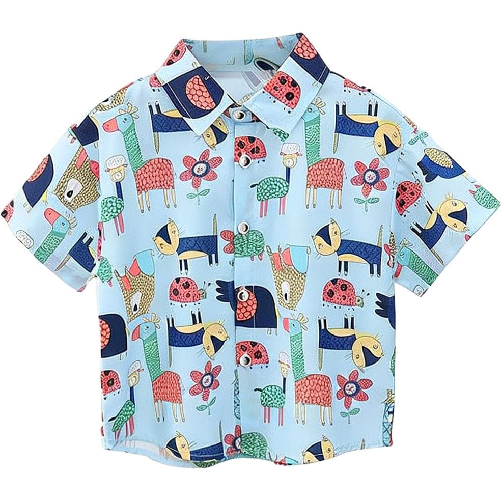 SNOOPY Синий Kids Повседневные Рубашки - изображение 1