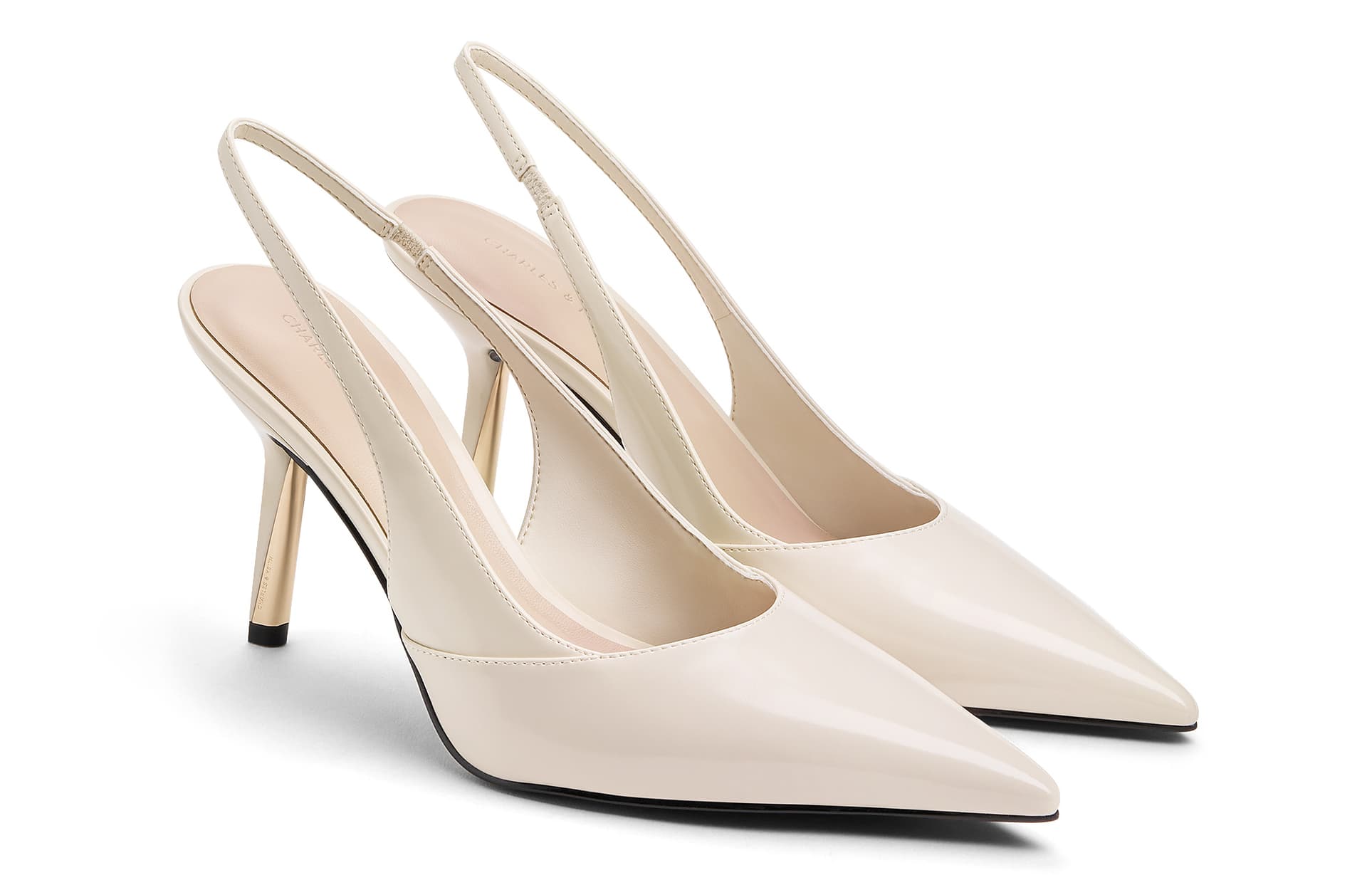 Туфли CHARLES KEITH Маленький CK PU (полиуретан) Узкий каблук Высокие каблуки 9,3 см Женские - изображение 2