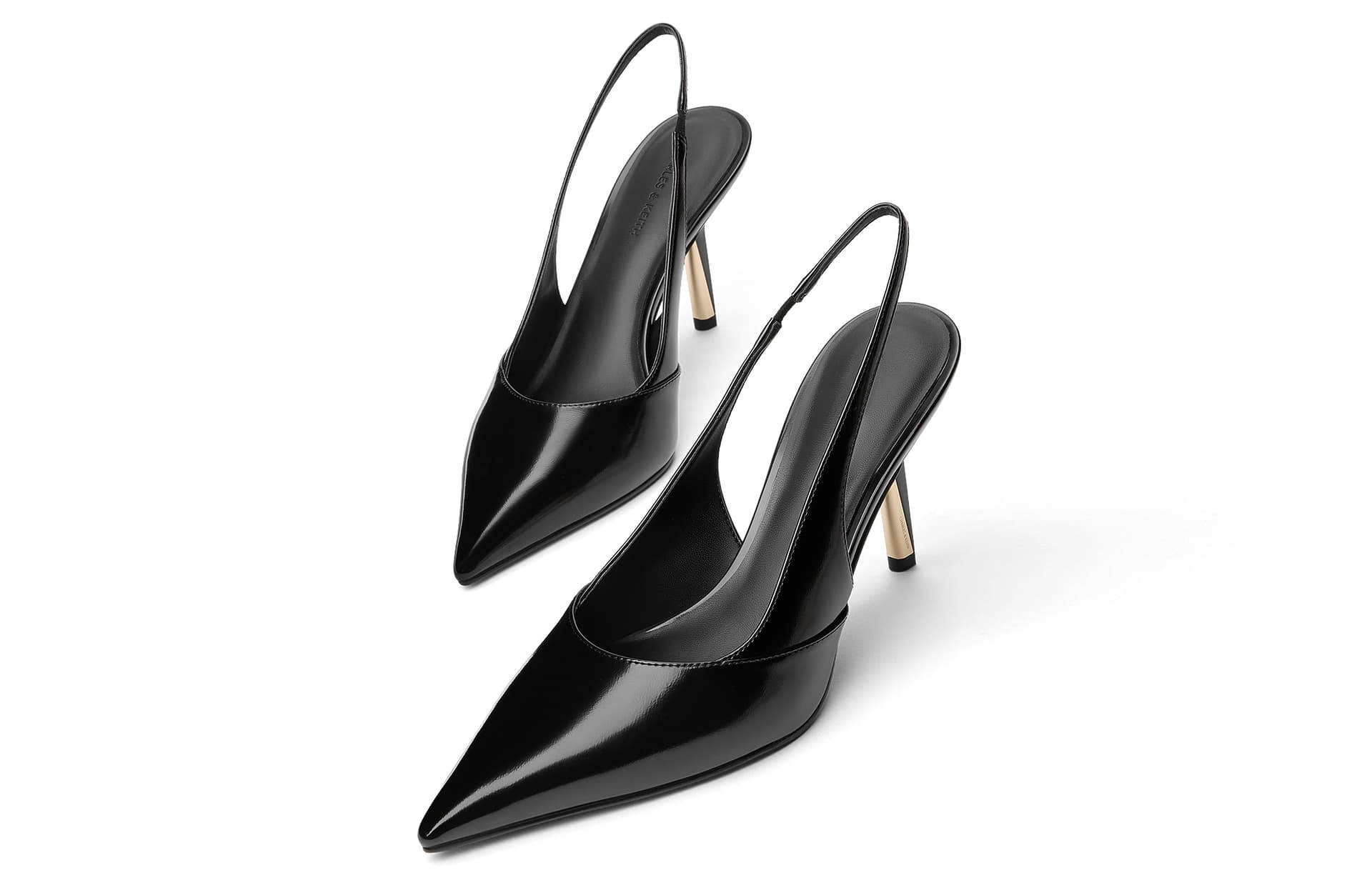 Туфли CHARLES KEITH Маленький CK PU (полиуретан) Узкий каблук Высокие каблуки 9,3 см Женские - изображение 6