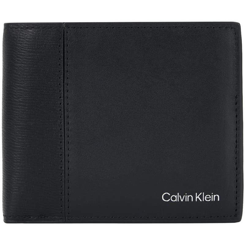 Кошелек calvin klein Коровья кожа Кошелек Мужской Космический черный - изображение 1