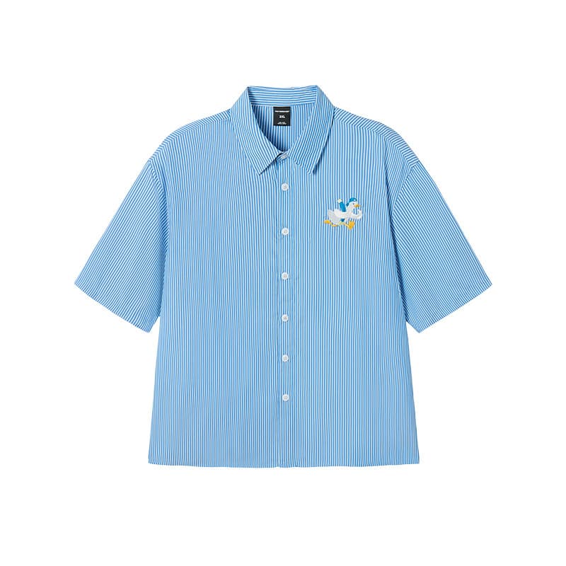 Рубашка WAYNEXZAVIER Blue Men's Shirts WAYNEXZAVIER Синий Мужские Рубашки - изображение 1