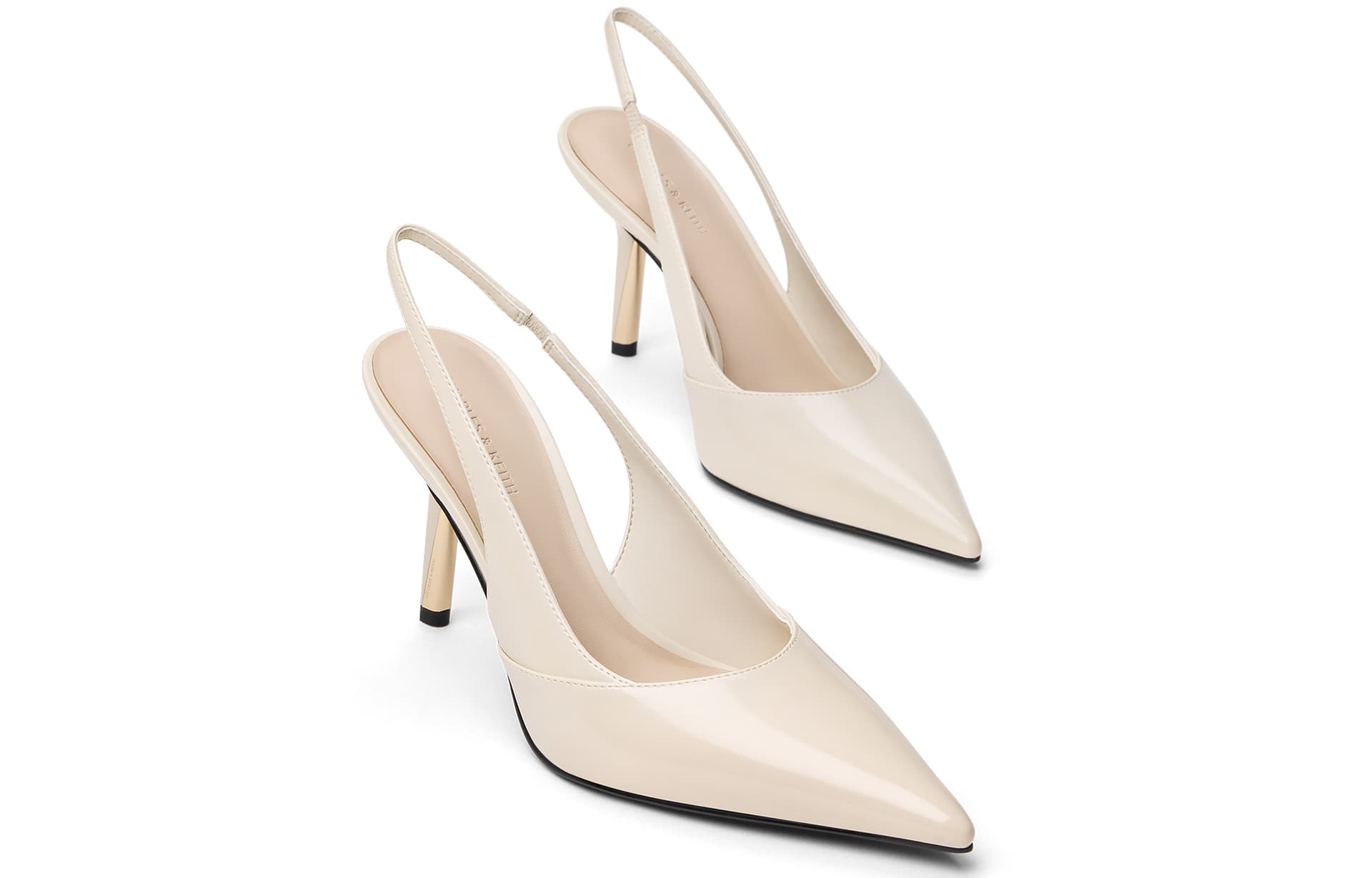 Туфли CHARLES KEITH Маленький CK PU (полиуретан) Узкий каблук Высокие каблуки 9,3 см Женские - изображение 3