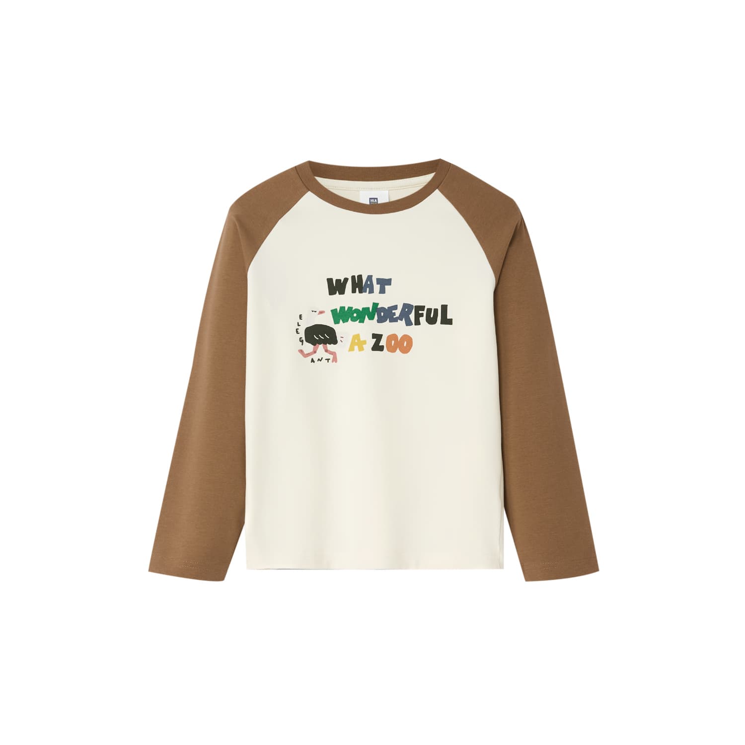 Футболка HLA Красный Коричневый 05 Kids T-рубашки - изображение 1