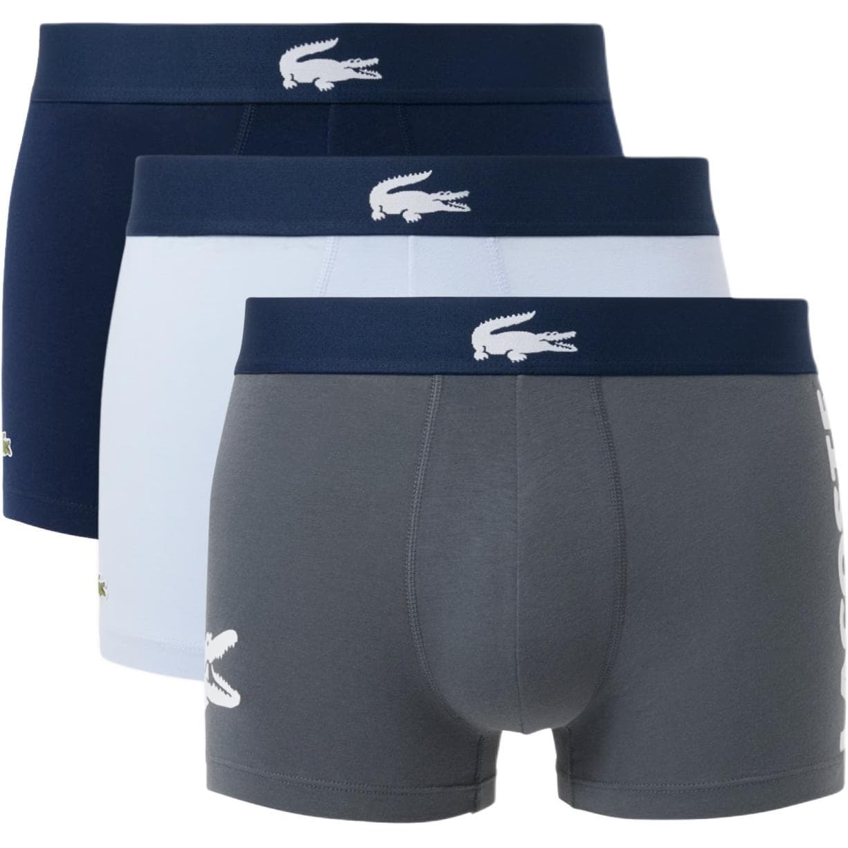 Трусы LACOSTE Мужское нижнее белье 3 штуки - изображение 5