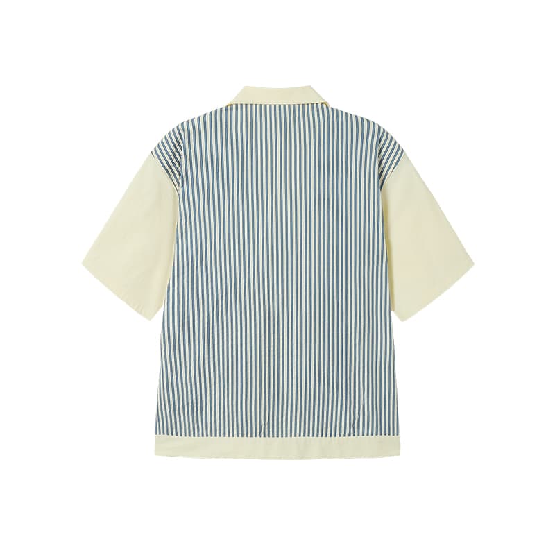 Рубашка WAYNEXZAVIER Blue Men's Shirts WAYNEXZAVIER Синий Мужские Рубашки - изображение 2