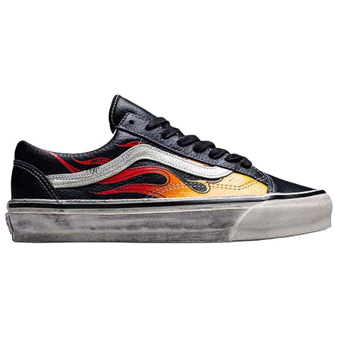 Кроссовки Vans Old Skool Скейтборд Обувь Унисекс Черный Белый - изображение 2