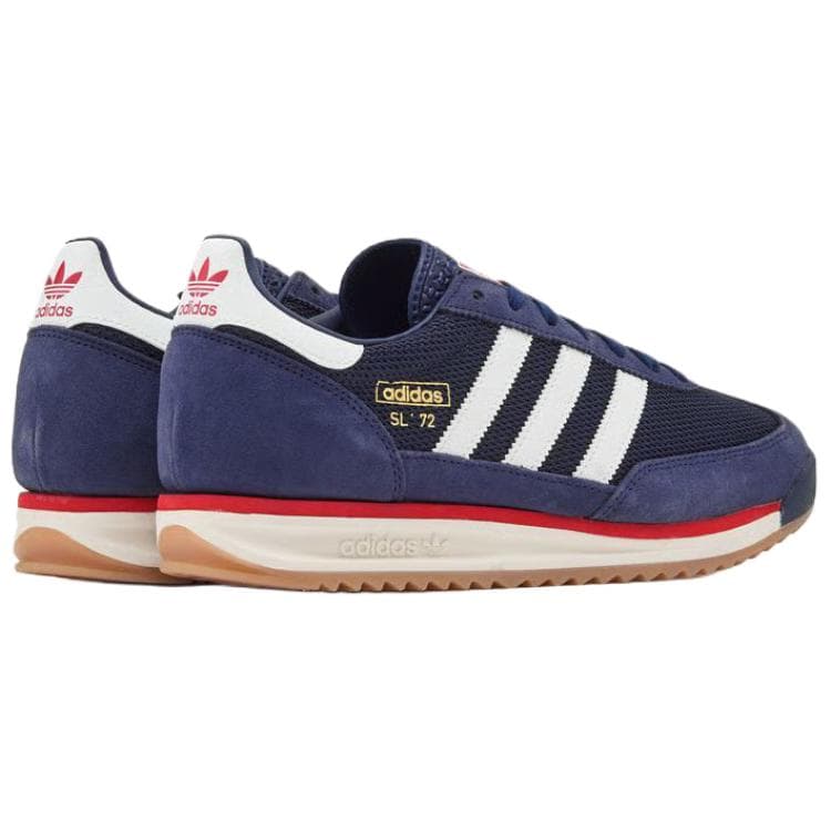Кроссовки Adidas Originals SL 72 RS Мягкий и Комфортный Повседневная Обувь Мужская Синяя - изображение 5