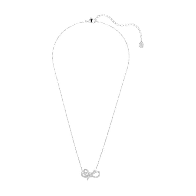 Ожерелье Swarovski Lifelong Bow Ожерелье Унисекс Серебряное - изображение 2