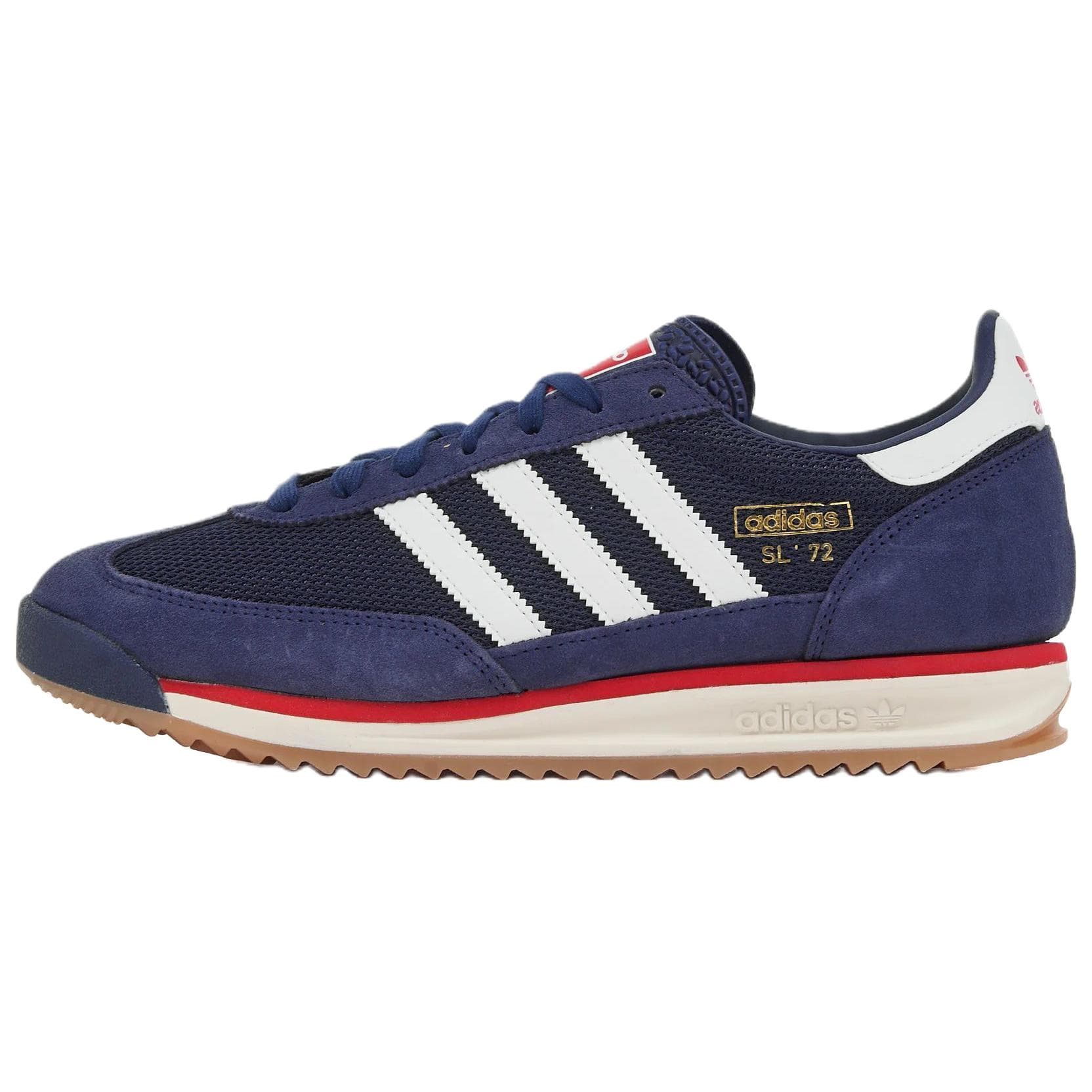 Кроссовки Adidas Originals SL 72 RS Мягкий и Комфортный Повседневная Обувь Мужская Синяя - изображение 1