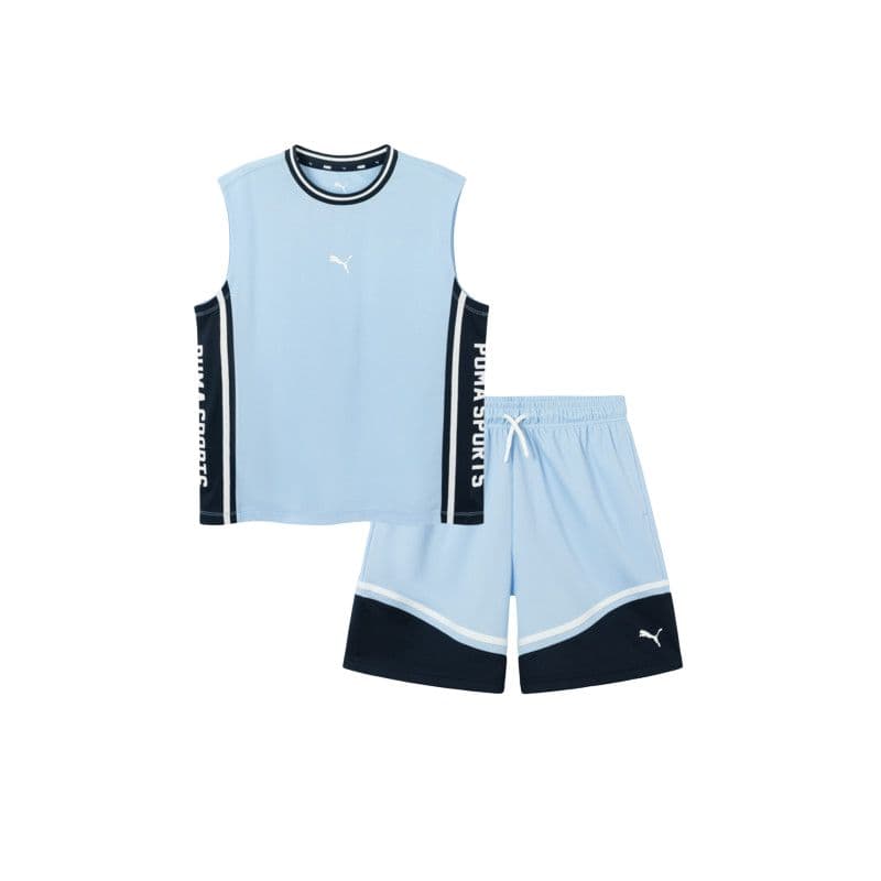 PUMA Ледяной Синий 80901 Kids Повседневные Спортивные Костюмы Наборы - изображение 1
