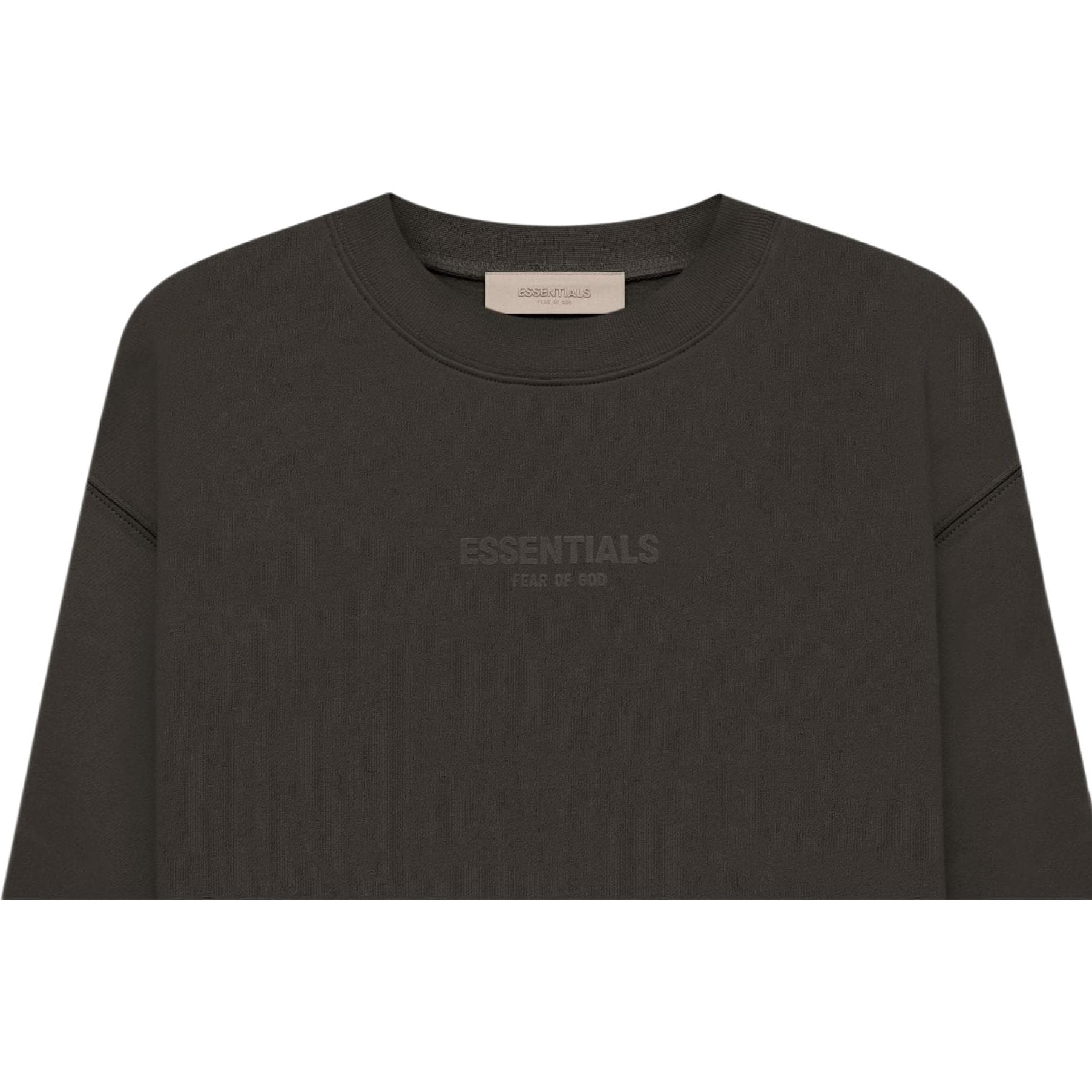 Худи Fear of God Essentials FW22 Relaxed Crewneck Off Black - изображение 4
