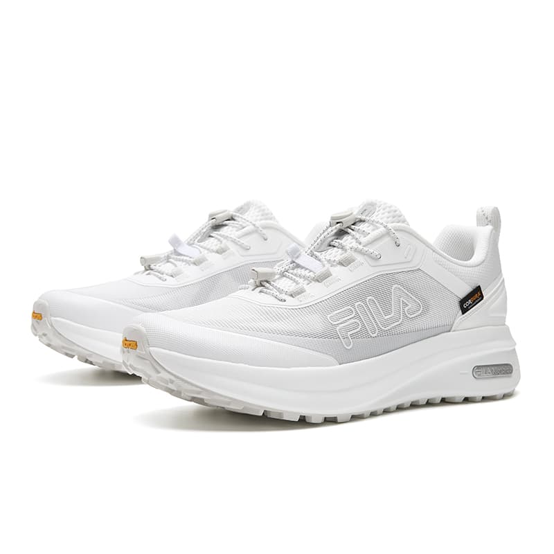 Кроссовки FILA NUVOLE 4 Износостойкий Дышащий Низкий Топ Уличная Обувь Мужская Ярко-Белый - изображение 3