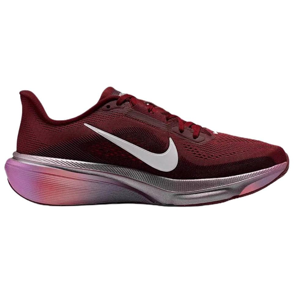 Кроссовки для бега Nike Pegasus 42 Дышащие Беговые кроссовки с амортизацией Женские Бордовый Белый - изображение 2