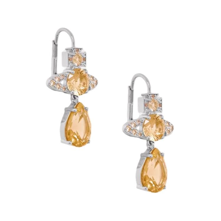 Серьги Серьги Vivienne Westwood женские цвет шампанское - изображение 2
