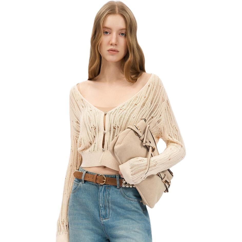 Кофта PINKO Светлый Абрикос Женский Трикотаж - изображение 1